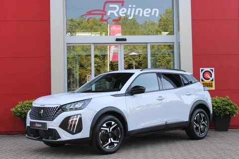 Peugeot 2008 1.2 Hybrid 145PK AUTOMAAT ALLURE | NAVIGATIE | KEYLESS ENTRY/START | DRAADLOZE TELEFOONLADER | DRAADLOZE APPLE CARPLAY/ANDROID AUTO | CAMERA VOOR + ACHTER | PARKEERSENSOREN VOOR + ACHTER | LICHTMETALEN VELGEN 17" | CLIMATE CONTROL | ADAPTIVE CRUISE CONTROL | DODEHOEK DETECTIE |