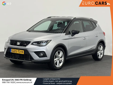 SEAT Arona 1.0 TSI 110pk DSG FR Navigatie Apple Carplay/Android Auto Camera Parkeersensoren Adaptive Cruise Control Blind Spot Assist Stoelverwarming Ledverlichting Climate Control Getinte ramen