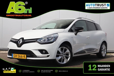 Renault Clio Estate 0.9 TCe Limited Navigatie Bluetooth Airco Cruise Control 16 inch LMV Getint Glas