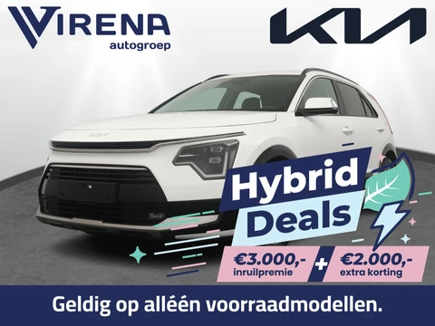 Kia Niro 1.6 GDi Hybrid DynamicPlusLine - €5.000,- voordeel - Schuif-/Kanteldak - Achteruitrijcamera - Stoel-/stuurverwarming - Adaptieve Cruise Control - Nieuw uit voorraad leverbaar