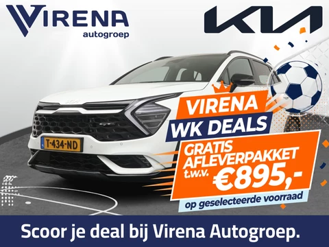 Kia Sportage 1.6 T-GDi Hybrid GT-Line AUTOMAAT - Elektrisch verstelbare voorstoelen - Stoel-/Stuurverwarming - Adaptieve Cruise Control - Schuif-/Kanteldak - Elektrische Achterklep Fabrieksgarantie tot 2030