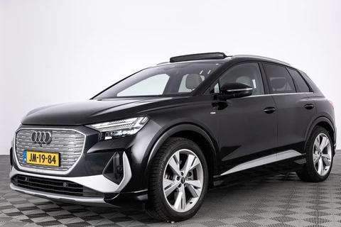 Audi Q4 e-tron 40 S Line 77 kWh *SOH 94%* PANORAMADAK | SONOS | LEDER | EL. STOEL .