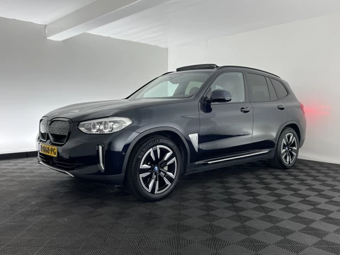BMW iX3 Executive 80 kWh [ 3-Fase-11kW ] {SoH-99%} (INCL-BTW) Aut. *HEATPUMP | PANO | LEATHER | ADAPTIVE-CRUISE | FULL-LED | BLIND-SPOT | MEMORY-PACK | DIGI-COCKPIT | HEATED-COMFORTSEATS | KEYLESS | CAMERA | DAB+ | TOWBAR | 19''ALU*