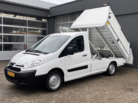 Citroën Jumpy 12 2.0 HDI 128pk Veegvuil kipper Vuilniswagen met Trekhaak 1930kg 1e eigenaar Parkeersensoren achter Muhlwagen veegvuilkipper