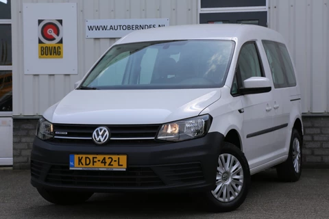 Volkswagen Caddy 1.4 TGI Trendline 5 Persoons Automaat*Perfect VW Onderh.*Trekhaak/2x zijschuifdeur/Stoelverw./Climate-Control/Camera/Parkeersens.V+A*