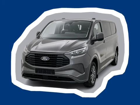 Ford Transit Custom 320 2.5 PHEV L2H1 Limited 9 Persoons Led Magnetic Grey Carplay Camera Hybride Kombi Personenvervoer