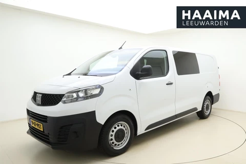 Fiat Scudo 2.0 MultiJet L3H1 DC Business Pro | Dubbele cabine | 6-Zits | Airco | Apple Carplay/Android Auto | Cruise control  | DAB | Parkeersensoren | Zijschuifdeur