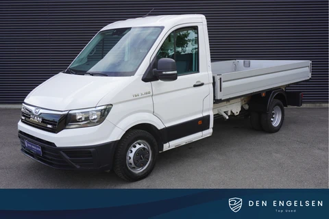 MAN TGE 180pk Automaat Dubbellucht open laadbak Tacho Cruise control Airco 3-Zits Pick-Up