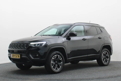 Jeep Compass 4xe 240 Plug-in Hybrid Electric Trailhawk Panoramadak, ACC, Camera, Apple Carplay, Virtual Cockpit, Climate, 17''