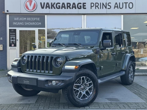 Jeep Wrangler Unlimited 4xe 380 80th Anniversary |SARGE GREEN|CAMERA V+A|STUUR+STOELVERW.| 734,- P/M| 17688 / 4045 | SUV/TERREINWAGEN/CABRIOLET/OVERLAND/SAHARA/RUBICON