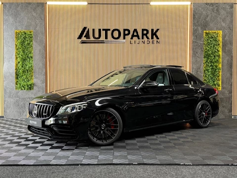 Mercedes-Benz C-klasse AMG 63 S |PANO|360 CAM|STOELVERKOELING|HUD|KBURMESTER|MEMORY|SFEERVERLICHTING|DEALERONDERHOUDEN|VOL!
