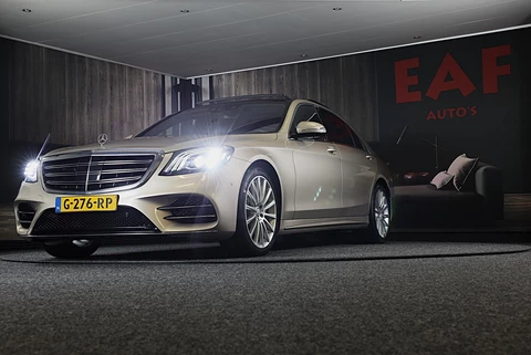Mercedes-Benz S 500 4MATIC Lang AMG Line / Acc / Lane Assist / Dode Hoek / 360 Camera / Chauffeurspakket / Schermen / Pano / Led