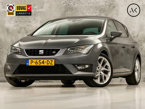 SEAT Leon 1.8 TSI FR Sport 179Pk Automaat (NAVIGATIE, CLIMATE, LEDER, STOELVERWARMING, SPORTSTOELEN, GETINT GLAS, LED KOPLAMPEN, PARKEERSENSOREN, CRUISE, NIEUWSTAAT)