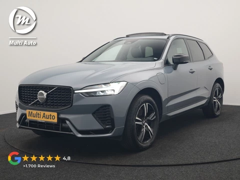 Volvo XC60 T6 AWD R-Design LONG RANGE PHEV 350pk Dealer O.H. | Panodak | Camera | Sportstoelen Memory & Verwarmd | Stuur Verwarmd | Google Assistent | Keyless | Cruise Control | Apple Carplay | DAB | Plug In Hybrid |