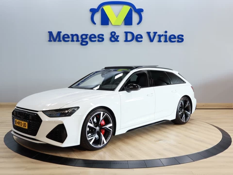 Audi RS6 Avant TFSI quattro Dynamic Plus Keramisch | 4WS | Softclose | Panorama  | Laser | B&O | Stoel Ventilatie | Memory | Head UP | Design Pakket Rood