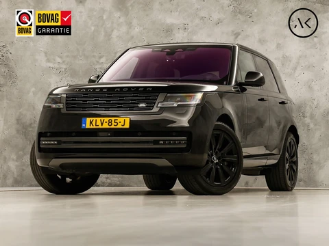 Land Rover Range Rover 3.0 P510e Autobiography PHEV Automaat 510Pk (LEDEREN HEMEL, MASSAGE, MEMORY, MERIDIAN, STOELKOELING/VERWARMING V+A, KOELKAST, 360 CAMERA, SFEERVERLICHTING, NIEUWE APK)
