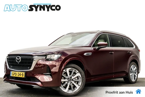 Mazda CX-80 2.5 e-SkyActiv PHEV 7 Persoons Takumi Plus I Panoramadak I Widescreen Navi I Lederen Stoelen I NL Auto I Nw Prijs 73.800,-