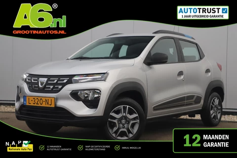 Dacia Spring Business 27 kWh Automaat Leder Navigatie Camera Airco Cruise Limiter 14 inch LMV Elektrische Ramen Dealer Onderhouden!