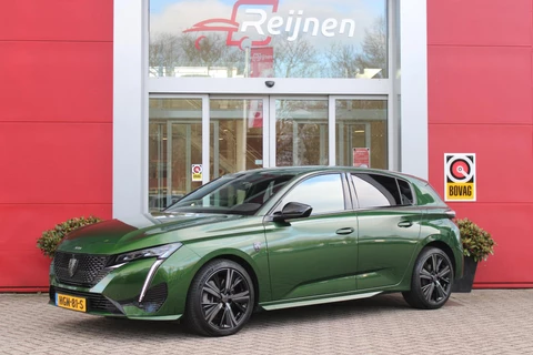 Peugeot 308 1.6 Plug-in Hybrid 225PK GT | ELEKTRISCH BEDIENBARE BESTUURDERSSTOEL MET GEHEUGENFUNCTIE | VOORSTOELEN MET VERWARMING EN MASSAGE FUNCTIE | 360° CAMERA | PARKEERSENSOREN VOOR + ACHTER | NAVIGATIE | DRAADLOZE APPLE CARPLAY/ANDROID AUTO | DAB+ RADIO | DODEHOEK DETECTIE | ADAPTIVE CRUISE CONTROL | KEYLESS ENTRY/START | 18" LICHTEMETALEN VELGEN |