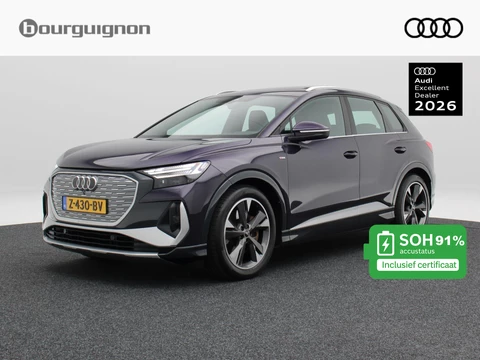 Audi Q4 e-tron 50 quattro Advanced edition 77 kWh 299 Pk | Stoelverwarming | Adaptive Cruise | CarPlay | Matrix LED | Camera | SONOS Audio | Warmtepomp | 20 Inch | 121.724 Km !!