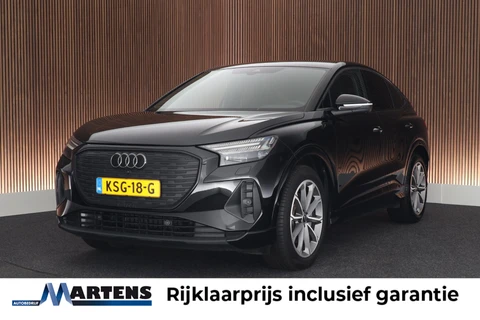 Audi Q4 Sportback e-tron 40 Advanced edition 82 kWh Leder Sportstoelen Stoelverwarming ACC 360Camera Navigatie