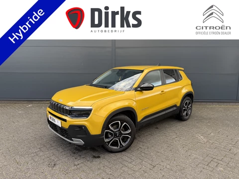 Jeep Avenger 1.2 e-Hybrid Summit (JBL - Keyless Entry - Elektrische Klep - Adaptieve Cruise Controle - Camera - Automatische Airco - Parkeersensoren V+A - LED)