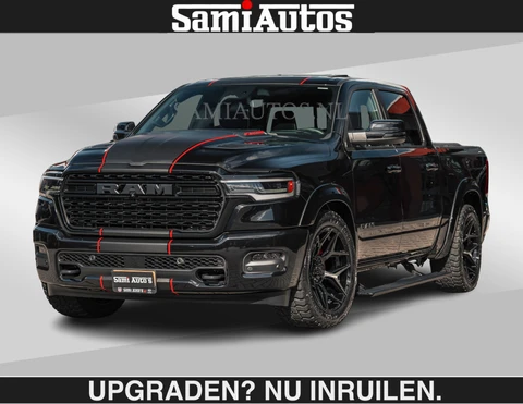 Dodge Ram Pick-Up HULK PACK | Limited 540 PK | €84950,- excl | Massage + Full Option | De Meest Luxe en Volle in zijn Klasse | Hulk Pack is meer prijs | Comfortabele Dubbele Cabine met Royale 5 Zitplaatsen | BPM vrij | Nu Leverbaar uit Voorraad | Voorraad Nr 2357 - 5182 | De specialist in Amerikaanse pick‑ups in Nederland en Europa.