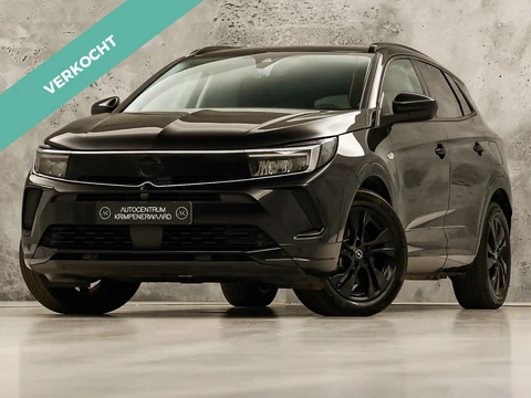 Opel Grandland 1.6 Turbo Plug-In Hybrid Elegance Black Pack 224Pk Automaat (VIRTUAL COCKPIT, SOH 98,4%, BLACK PACK, APPLE CARPLAY, GROOT NAVI, KEYLESS, SPORTSTOELEN, GETINT GLAS, ADAPTIVE CRUISE, NIEUWSTAAT)