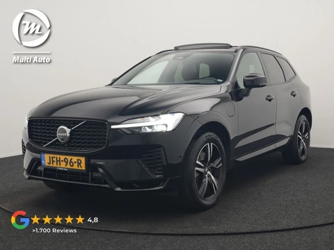 Volvo XC60 T8 AWD Plus Dark LONG RANGE PHEV 456pk Dealer O.H | Panodak | 360 Camera | Adaptive Cruise | Head Up | Adaptieve Full LED Koplampen |  Sportstoelen Memory & Verwarmd | Google Assistant | Apple Carplay | Keyless | Navigatie | Virtual | DAB |  Plug In Hybrid |