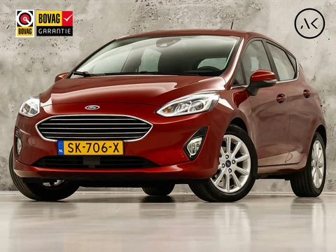Ford Fiesta 1.0 EcoBoost Titanium (APPLE CARPLAY, GROOT NAVI, CLIMATE, CAMERA, KEYLESS, SPORTSTOELEN, ADAPTIVE CRUISE, LM VELGEN, NIEUWSTAAT)