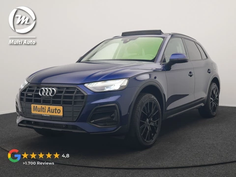 Audi Q5 50 TFSI e Advanced edition PHEV 300pk Dealer O.H. | Panodak | Head Up | Adaptive Cruise | 360 Camera | Bang & Olufsen | Matrix LED | Lederen Comfortstoelen Memory & Verwarmd | Keyless | Apple Carplay | Navigatie | DAB | Plug In Hybrid |