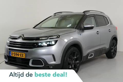 Citroën C5 Aircross 1.6 Shine 225 pk PHEV | SOH 95.5% | Pano | Leder | Massage | Adaptieve Cruise | El. stl. verst. | Inparkeer |