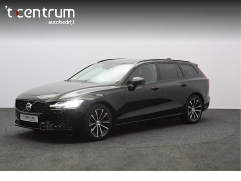 Volvo V60 2.0 T6 350 PK Plug-in hybrid AWD Plus Dark Long Range, Trekhaak, Camera, Winterpakket, Leder, Memory
