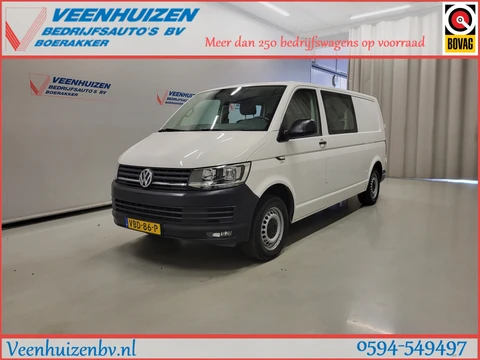 Volkswagen Transporter 2.0TDI L2/H1 Dubbele Cabine Euro 6!