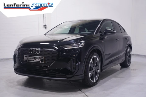 Audi Q4 Sportback e-tron 45 quattro S Edition Competition 82 kWh SOH 100% NAP 1e Eigenaar Apple Carplay Navi ACC Voorstoelen verwarmd Privacy Glass