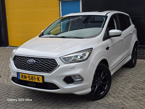 Ford Kuga 1.5 EcoBoost Vignale AWD / 182 PK / AUT / NAP / Pano / Camera / Leder / Memory / Sony / Trekhaak / Pdc / Led / 19 Inch