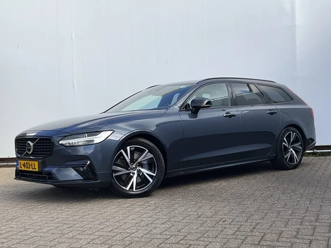 Volvo V90 B4 Ultimate Dark Leer Memory Camera Carplay Stoel/Stuurverw Trekhaak NL-Auto Uitstraling!