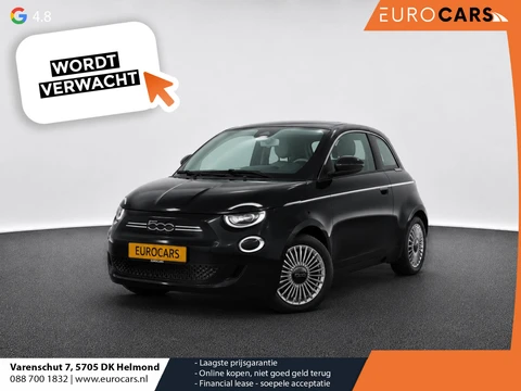 Fiat 500e Icon 42 kWh Navigatie Apple CarPlay Android Auto Camera Parkeerhulp Adaptive Cruise Control Stoelverwarming Climate Control Lichtmetalen velgen