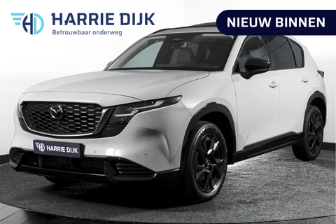 Mazda CX-5 2.5 E-SKYACTIV G 141 M HYBRID Homura | S/K-Panodak | Dig. Cockpit | Adapt. Cruise | Stoelventilatie+verw. | Leder | 360 Camera | NAV + App. Connect | ECC | Elek. Klep | Bose | LM 19" | 2089