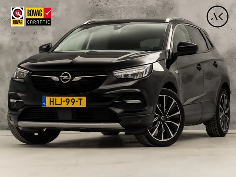 Opel Grandland X 1.6 Turbo Hybrid Innovation 229Pk Automaat (APPLE CARPLAY, GROOT NAVI, CAMERA, GETINT GLAS, SPORTSTOELEN, LEDER, KEYLESS, ELEK ACHTERKLEP, NIEUWSTAAT)