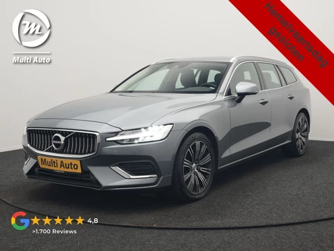 Volvo V60 T4 Inscription 191pk Dealer O.H. | Camera | Lederen Sportstoelen Memory & Verwarmd | Apple Carplay | Virtual | Navigatie | Cruise Control | DAB |