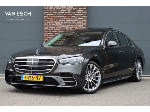Mercedes-Benz S-Klasse 580 e 4MATIC AMG Line | Achterasbesturing | Luchtvering | Distronic+ | Massage | Exclusief Nappa Leder | Stoelventilatie V+A | HUD | Parfumering | Soft-Close | 3D-Display | Digital Light |