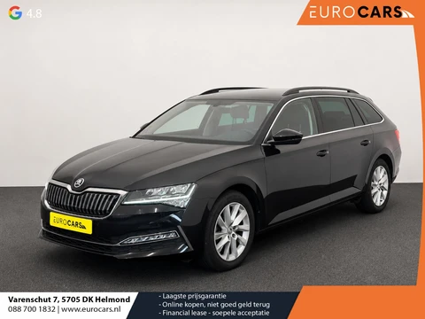 Skoda Superb Combi 1.4 TSI iV Business Edition PHEV Automaat Navigatie Stoelverwarming Voor en Achter Draadloze Telefoonlader Stuurverwarming Cruise Control Elektrisch Verstelbare Stoelen Apple CarPlay