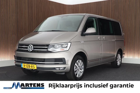 Volkswagen Transporter 2.0 TDI 204pk DSG L1H1 Caravelle Marge! Trekhaak Leder Navigatie Led Koplampen ACC