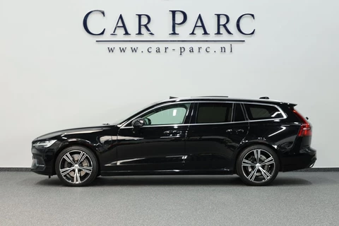 Volvo V60 2.0 T8 Twin Engine AWD R-Design BTW/LED/VIRTUAL/PANO/LEER+S.VERWARMING+MEMORY/KEYLES/CAM/HUD/LINE/ACC/12 MDN GARANTIE!