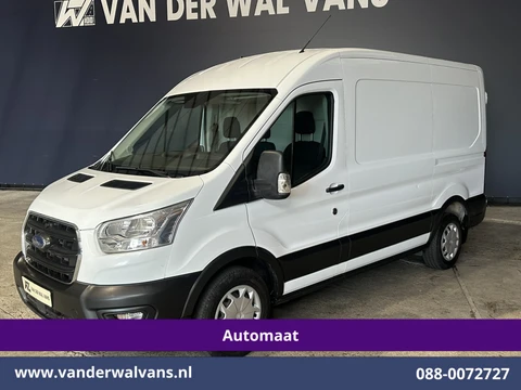 Ford Transit 2.0 TDCI 131pk Automaat L2H2 Euro6 Airco | Navigatie | Cruisecontrol Dakdraagsysteem met Ladderhouder, Android Auto, Parkeersensoren, Bijrijdersbank