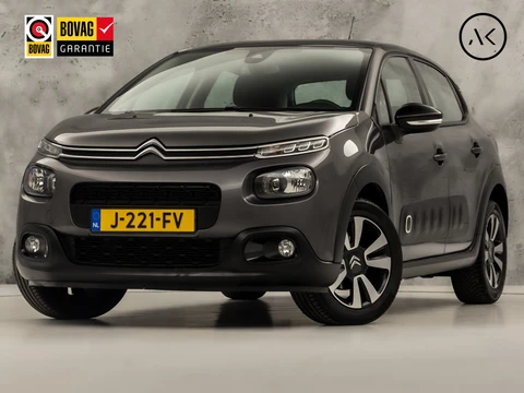 Citroën C3 1.2 PureTech S&S Sport Automaat (APPLE CARPLAY, GROOT NAVI, CAMERA, SPORTSTOELEN, PARKEERSENSOREN, LM VELGEN, CRUISE, NIEUWSTAAT)