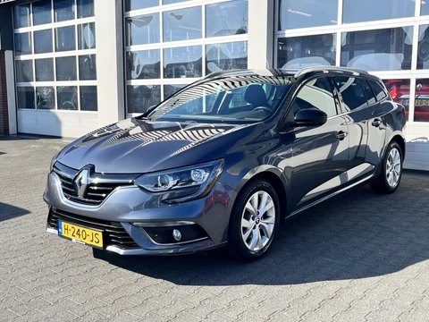Renault Mégane Estate 1.3 TCe Limited Airco Trekhaak Parkeerhulp voor en achter Getint glas vanaf B-styl Lichtmetalen velgen