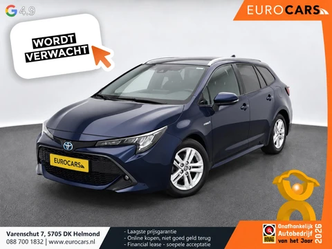 Toyota Corolla Touring Sports 1.8 Hybrid Dynamic Navigatie Apple CarPlay Android Auto Camera Parkeerhulp Adaptive Cruise Control Stuurverwarming Climate Control Lichmetalen velgen