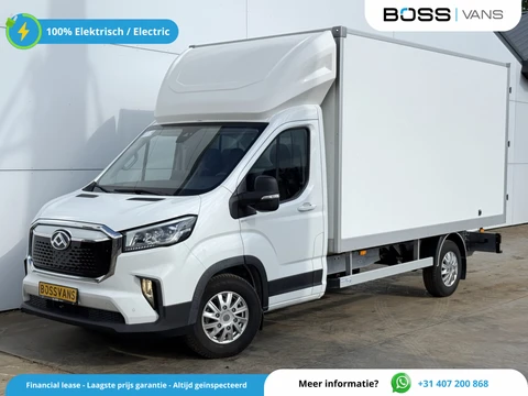 Maxus eDeliver9 65kWh 204PK Elektrisch! 171km WLTP Elektrische Bakwagen Achterdeuren Airco ACC Carplay Camera Parkeersensoren Voor Meubelbak Koffer